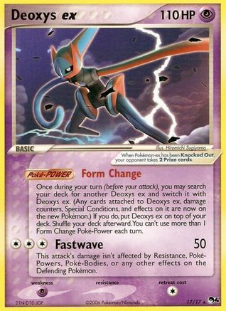 Deoxys ex (17/17) [POP Series 4] | Silver Goblin