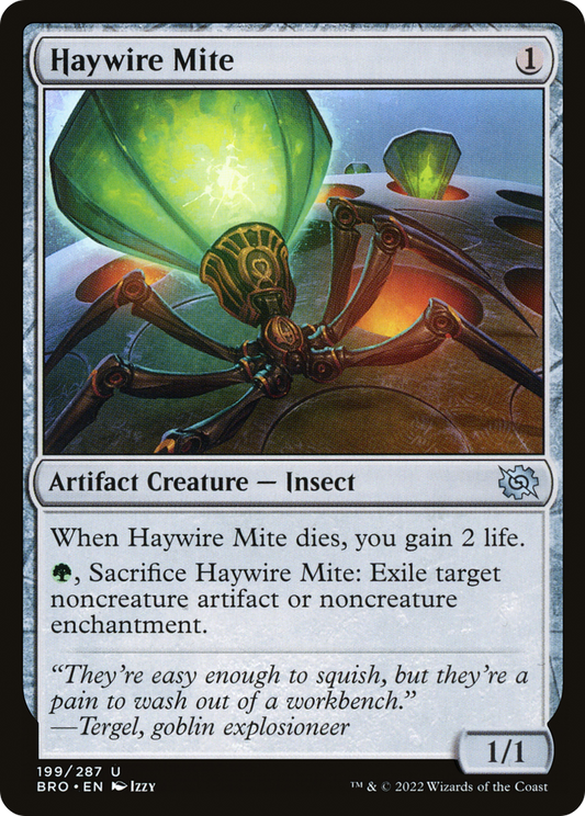 Haywire Mite (199) Foil - The Brothers' War