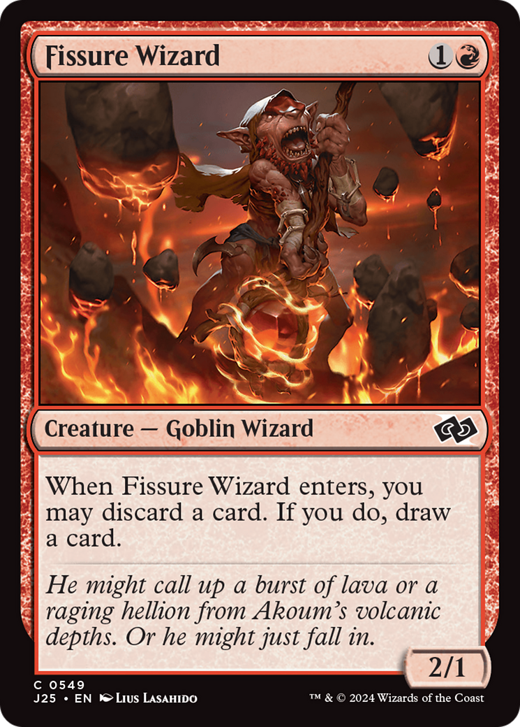 Fissure Wizard [Foundations Jumpstart] | Silver Goblin