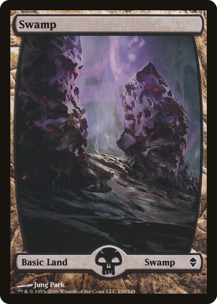 Swamp – Full Art (239) Foil - Zendikar