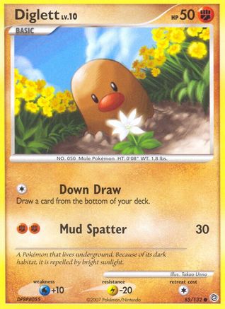 Diglett (85) Reverse Holofoil - Secret Wonders