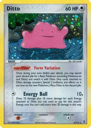 Ditto (4/112) [EX: FireRed & LeafGreen] Reverse Holofoil