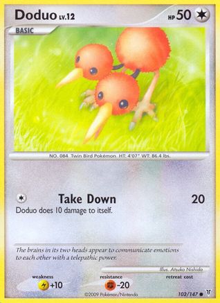 Doduo (102/147) [Platinum: Supreme Victors] | Silver Goblin