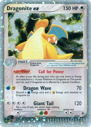Dragonite ex (90) Holofoil - Dragon