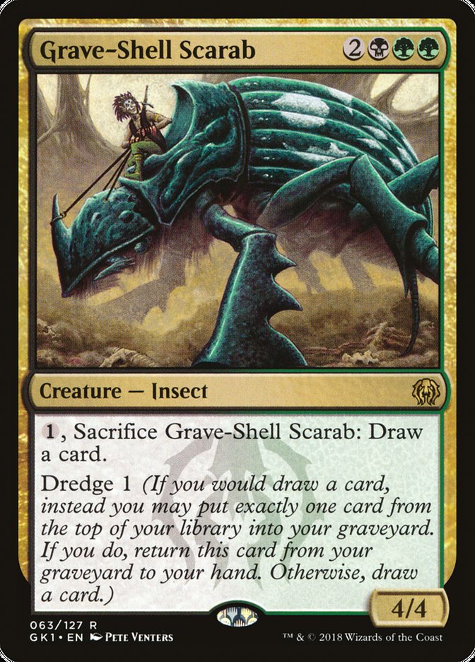 Grave-Shell Scarab [Guilds of Ravnica Guild Kit] | Silver Goblin