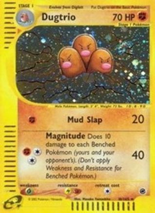 Dugtrio (10) (10) Holofoil - Expedition