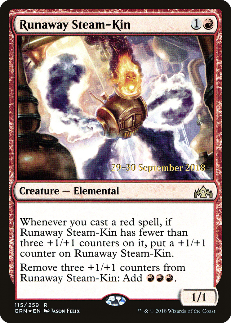 Runaway Steam-Kin (115) Foil - Guilds of Ravnica Promos
