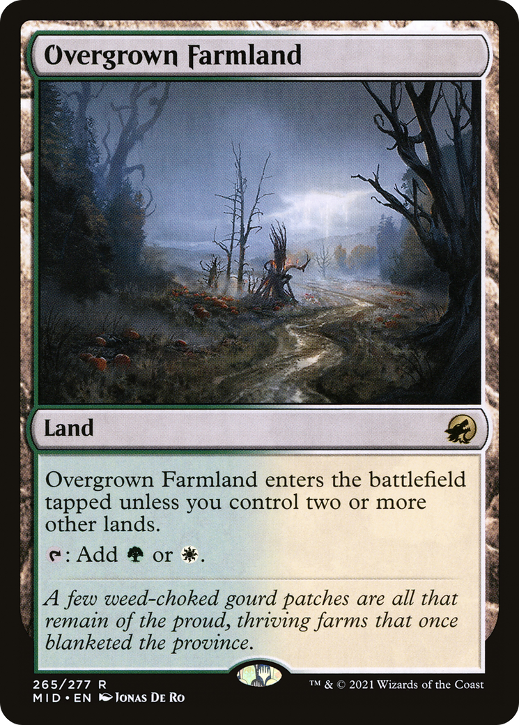Overgrown Farmland [Innistrad: Midnight Hunt] Foil