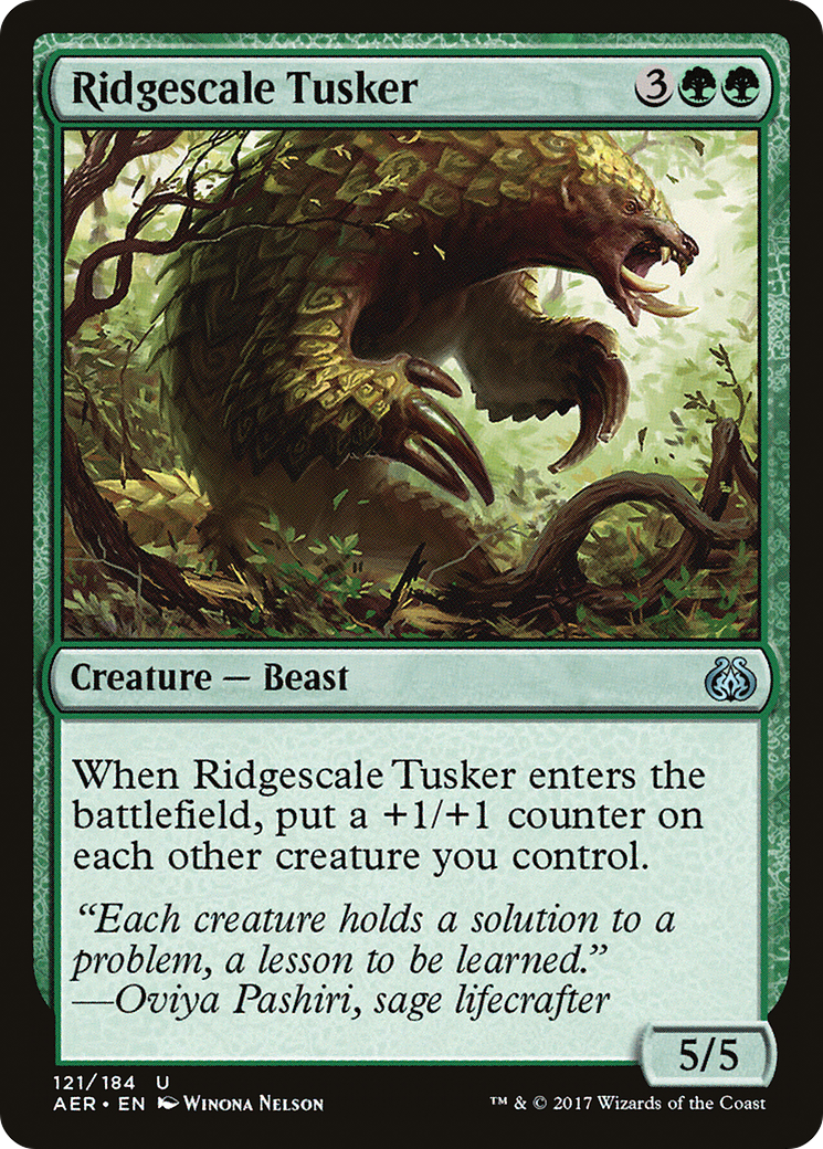 Ridgescale Tusker (121) - Aether Revolt