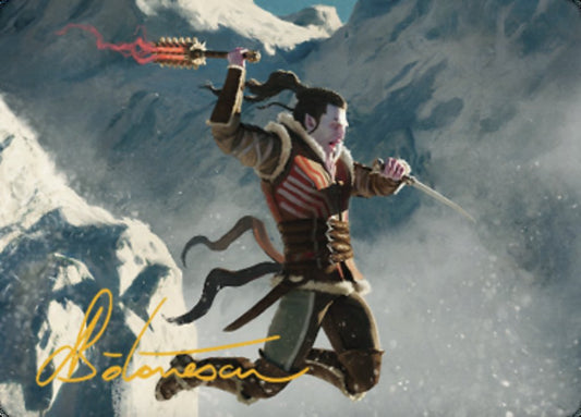 Balduvian Berserker Art Card (Gold-Stamped Signature) [Dominaria United Art Series]