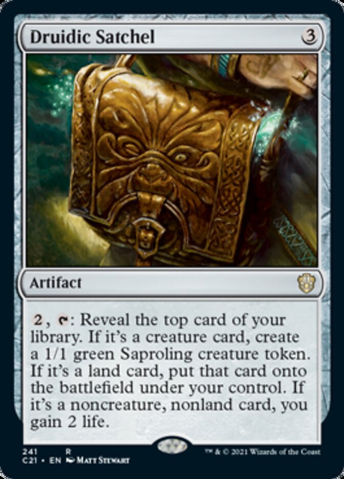 Druidic Satchel [Commander 2021] | Silver Goblin