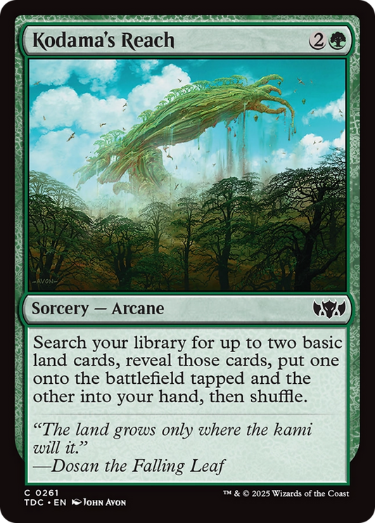 Kodama's Reach (261) - Commander: Tarkir: Dragonstorm