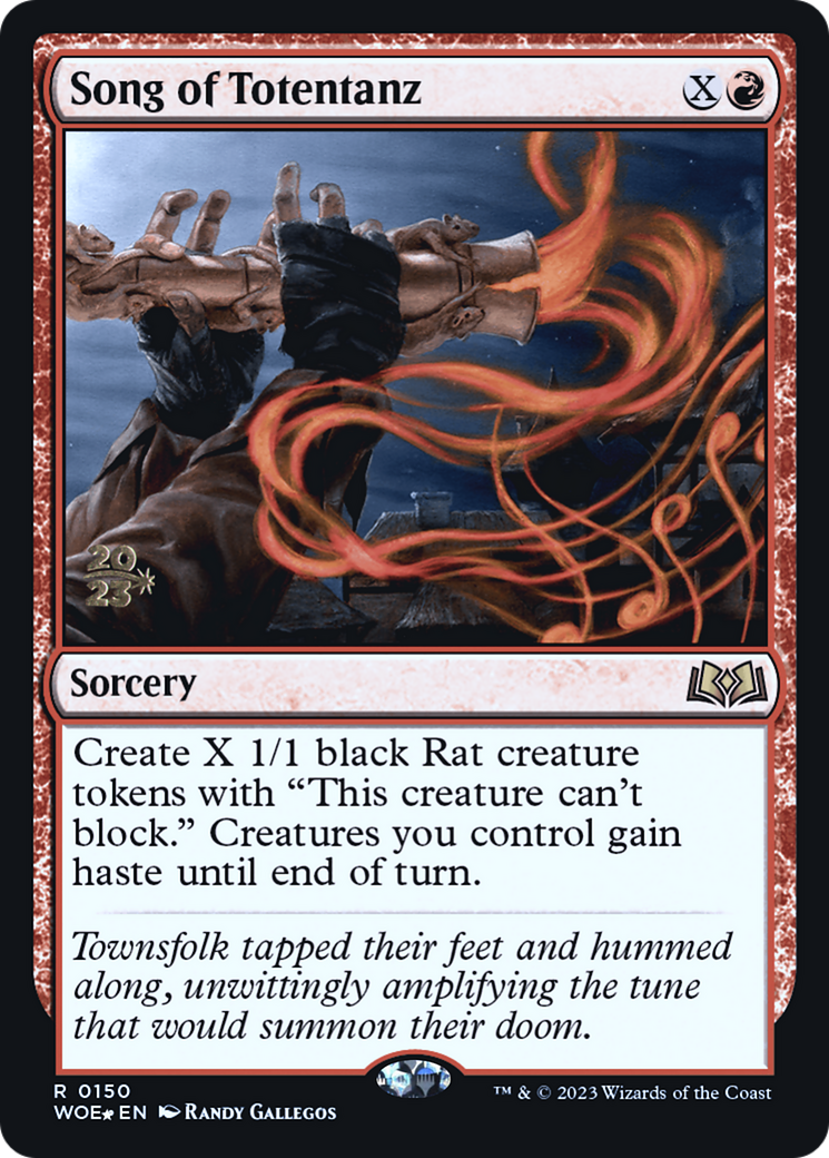 Song of Totentanz (150) Foil - Wilds of Eldraine Promos