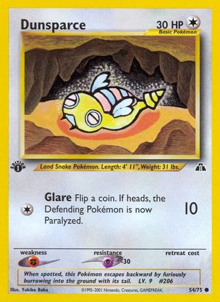 Dunsparce (54/75) [Neo Discovery Unlimited] | Silver Goblin