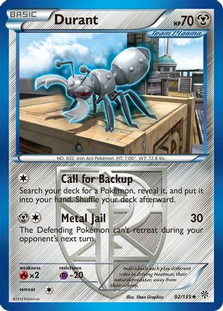 Durant (Team Plasma) (92) - Plasma Storm