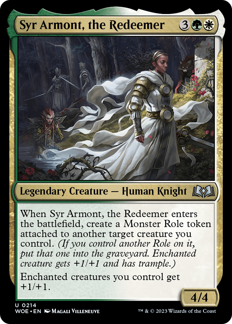 Syr Armont, the Redeemer (214) Foil - Wilds of Eldraine
