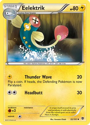 Eelektrik (32/101) [Black & White: Plasma Blast] Reverse Holofoil