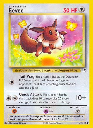 Eevee (74/110) [Legendary Collection] Reverse Holofoil