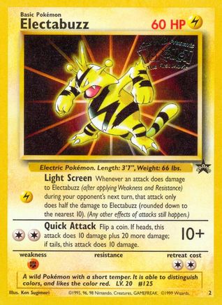 Electabuzz (Movie Promo) (2) - WoTC Promo
