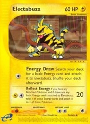 Electabuzz (76/165) [Expedition: Base Set] Reverse Holofoil