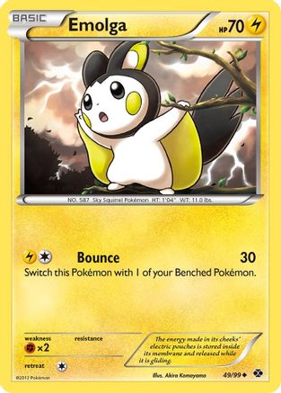 Emolga (49/99) [Black & White: Next Destinies] | Silver Goblin