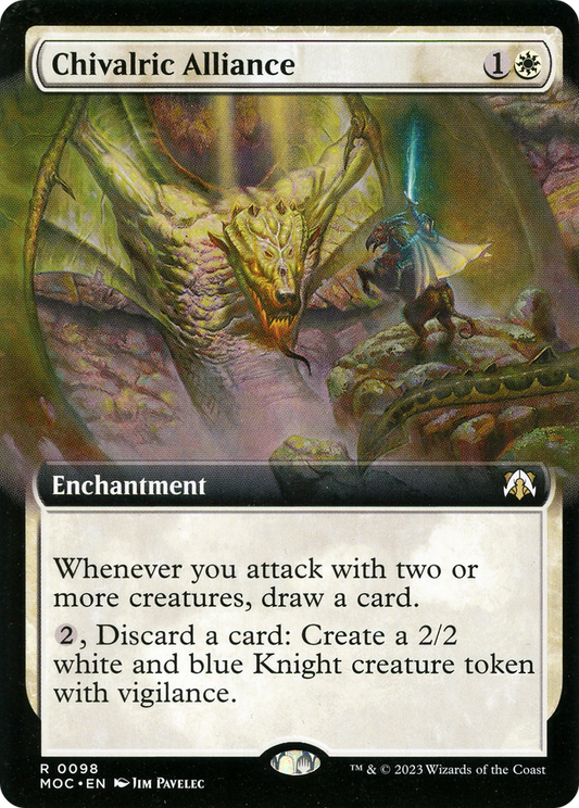 Chivalric Alliance (Extended Art) (098) - March of the Machine Commander