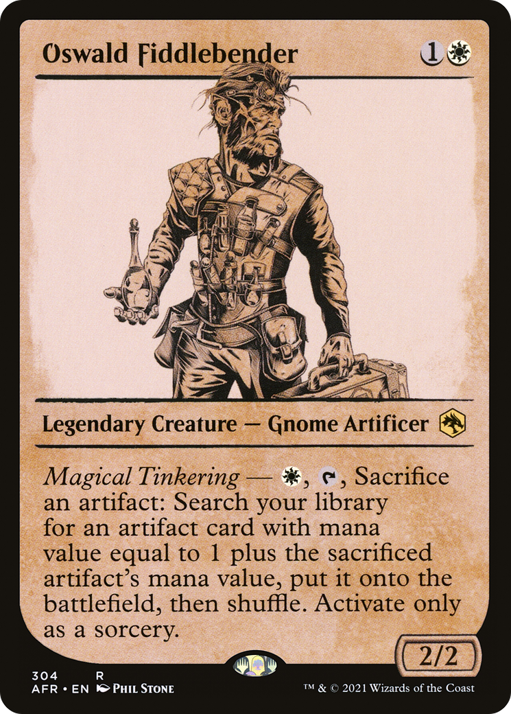 Oswald Fiddlebender (Showcase) (304) Foil - Adventures in the Forgotten Realms
