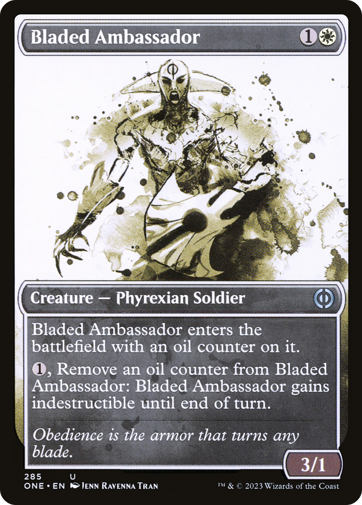 Bladed Ambassador (Showcase) (285) - Phyrexia: All Will Be One