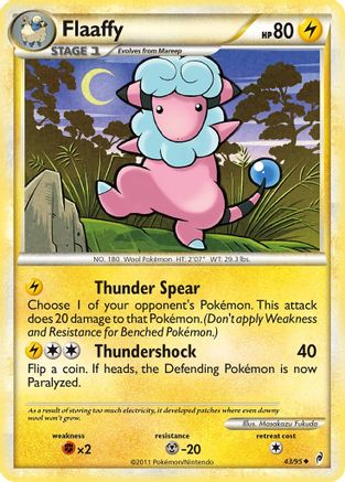 Flaaffy (43/95) [HeartGold & SoulSilver: Call of Legends] Reverse Holofoil
