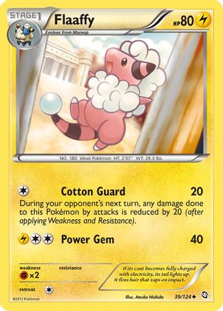 Flaaffy (39/124) [Black & White: Dragons Exalted] Reverse Holofoil