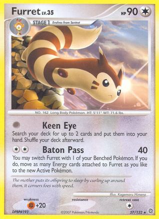 Furret (27/132) [Diamond & Pearl: Secret Wonders] | Silver Goblin