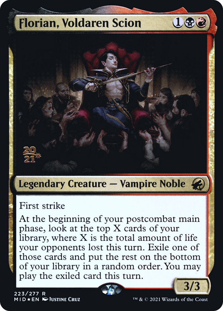 Florian, Voldaren Scion (223s) Foil - Innistrad: Midnight Hunt Promos