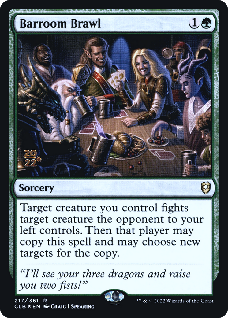 Barroom Brawl (217) Foil - Battle for Baldur's Gate Promos