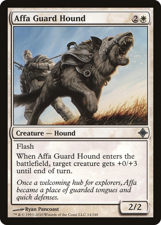 Affa Guard Hound [Rise of the Eldrazi] Foil