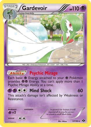 Gardevoir (57) Holofoil - Next Destinies