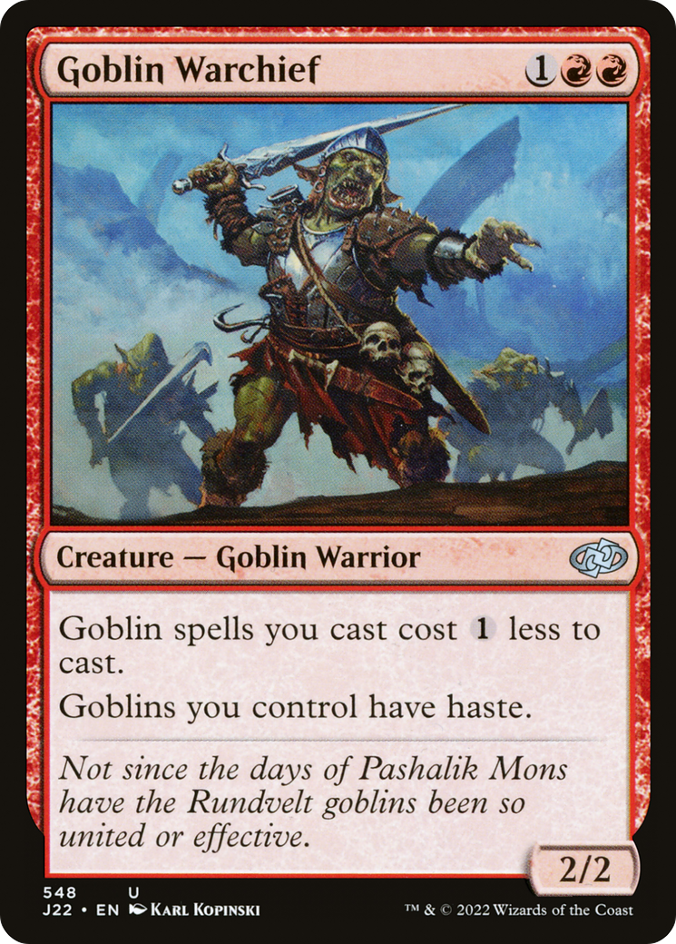 Goblin Warchief (548) - Jumpstart 2022