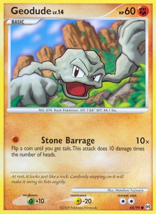 Geodude (65/99) [Platinum: Arceus] | Silver Goblin