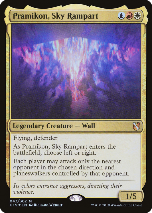 Pramikon, Sky Rampart (047) Foil - Commander 2019