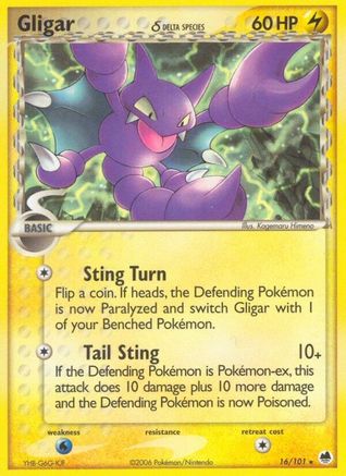Gligar (Delta Species) (16) - Dragon Frontiers