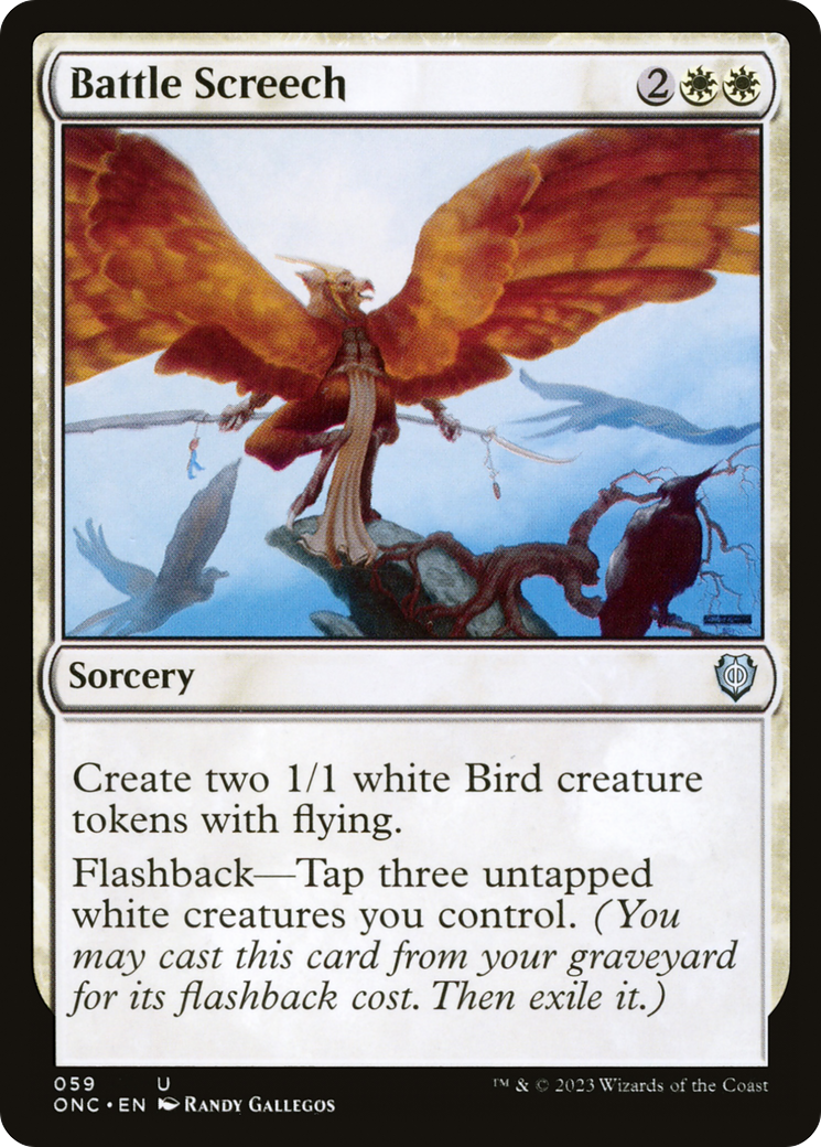 Battle Screech (059) - Phyrexia: All Will Be One Commander