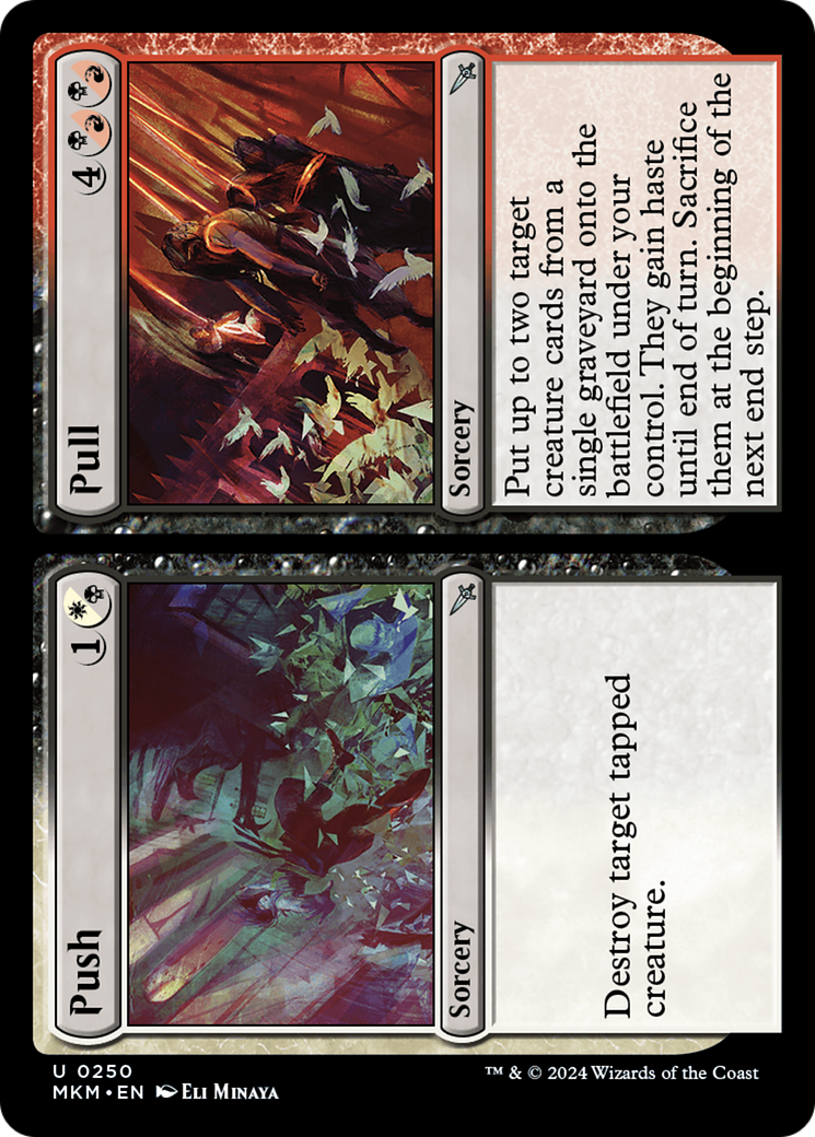 Push // Pull (250) Foil - Murders at Karlov Manor