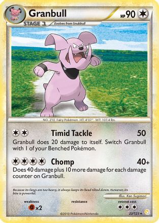 Granbull (22/123) [HeartGold & SoulSilver: Base Set] Reverse Holofoil