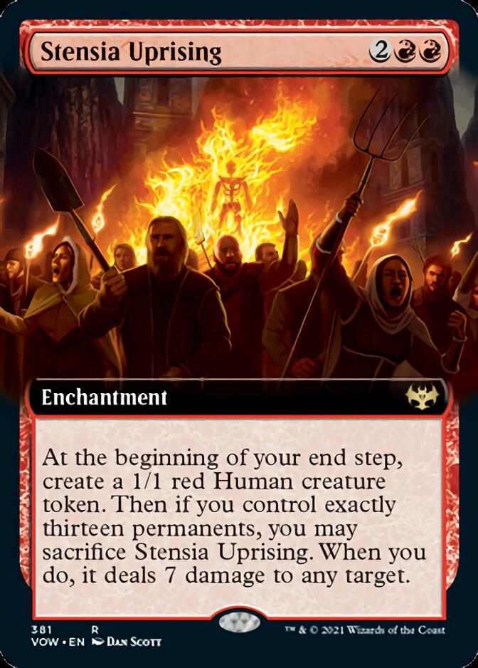 Stensia Uprising (Extended Art) [Innistrad: Crimson Vow] | Silver Goblin