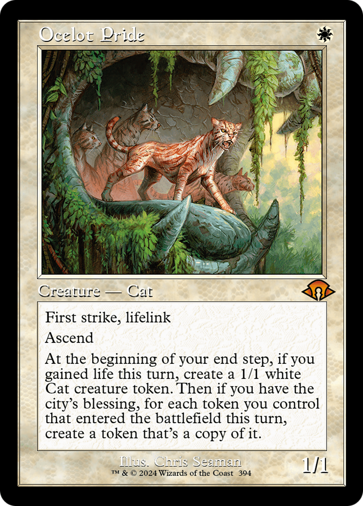 Ocelot Pride (Retro) (394) Foil - Modern Horizons 3