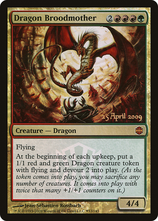 Dragon Broodmother (Promo) (53★) Foil - Alara Reborn