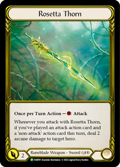 Rosetta Thorn (Golden) [FAB099] (Promo)  Cold Foil | Silver Goblin