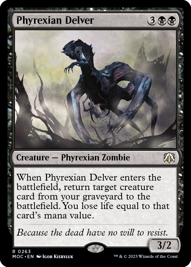 Phyrexian Delver [March of the Machine Commander] | Silver Goblin