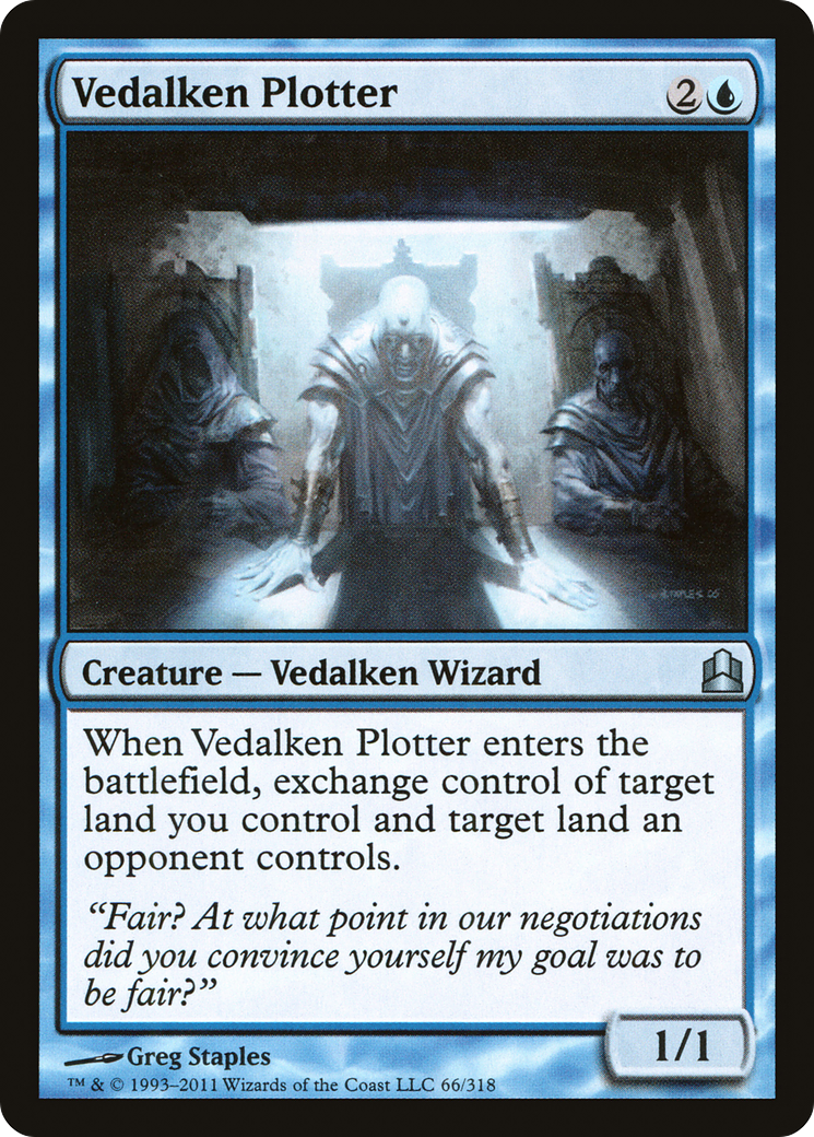 Vedalken Plotter (066) - Commander 2011