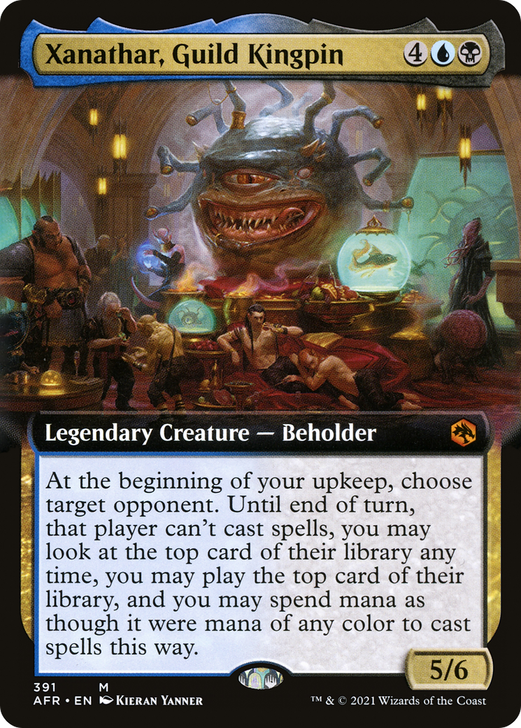 Xanathar, Guild Kingpin (Extended Art) (391) Foil - Adventures in the Forgotten Realms