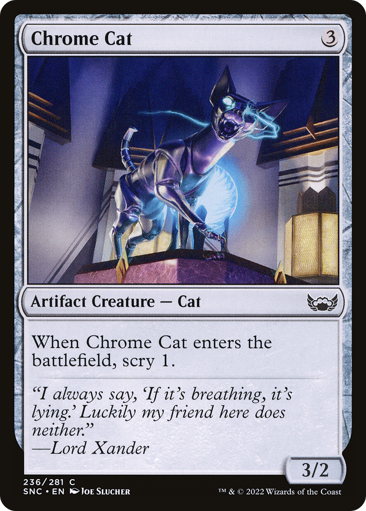 Chrome Cat (236) Foil - Streets of New Capenna